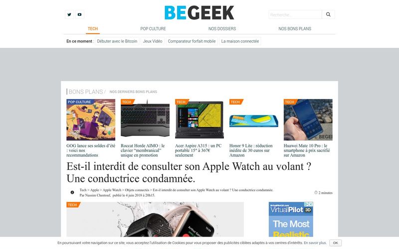 Est-il interdit de consulter son Apple Watch au volant ? Une conductrice condamnée.